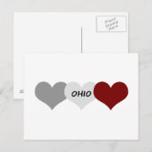 Ohio Heart Briefkaart (Voorkant / Achterkant)