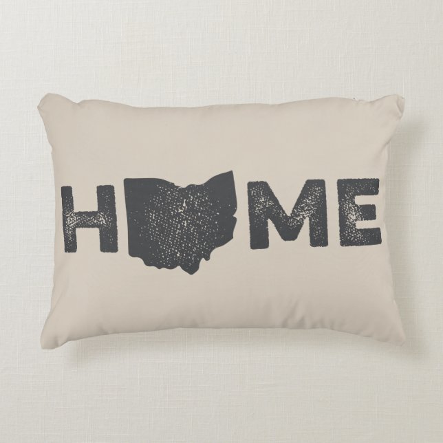 Ohio Home State Love Pillow Decoratief Kussen (Voorkant)