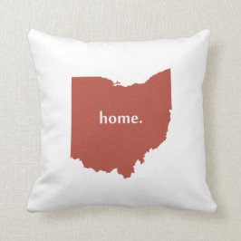 Ohio Home State Red Kussen