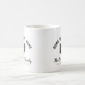 Ohio Home Sweet Home Famille Monogramme Mug (Centre)