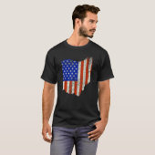 Ohio Home Usa Flag T-shirt (Voorkant volledig)