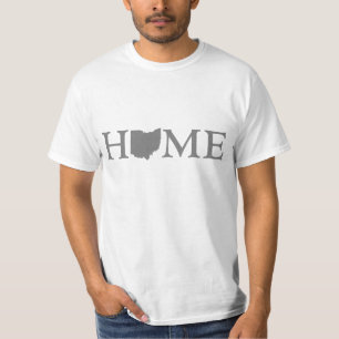 Ohio Home Word Art T-shirt