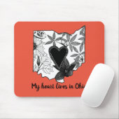 Ohio Illustration Mousepad Muismat (Met muis)