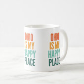 Ohio is mijn gelukkige Mok koffie (Voorkant rechts)