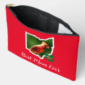 Ohio Maman Cardinal Custom Mère's Day Toiletry sac (Ouvrir)