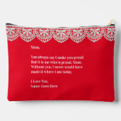 Ohio Maman Cardinal Custom Mère's Day Toiletry sac (Verso)