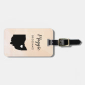 Ohio Map Bagagelabel, Wedding Party Welcome Bagagelabel (Voorkant horizontaal)