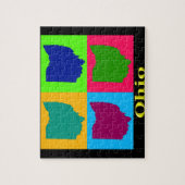 Ohio Map Legpuzzel (Verticaal)