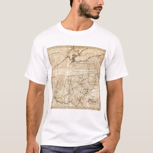Ohio Map T-shirt (Voorkant)