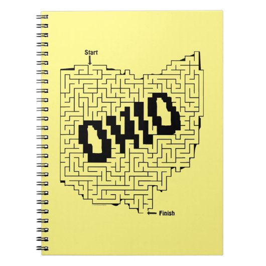 Ohio Maze Puzzle Notitieboek (Voorkant)