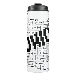 Ohio Maze Puzzle Thermosbeker