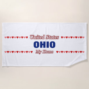 OHIO - Mijn thuisland - Verenigde Staten; Rode en Strandlaken