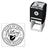 Ohio Modern Notaris Zelfinktende Stempel (In situ)