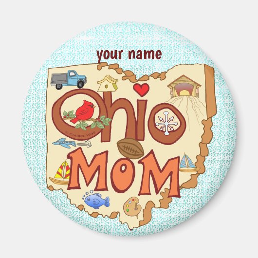Ohio Mom magneet (Voorkant)