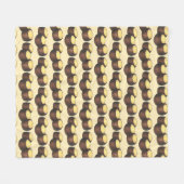 Ohio OH Peanut Butter Buckeye Eye Nut Snoep Fleece Deken (Voorkant (Horizontaal))