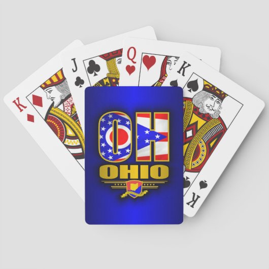 Ohio (OH) Pokerkaarten (Achterkant)