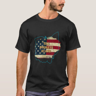 Ohio Oh Us Flag Motto T-shirt
