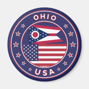 Ohio, Ohio t-shirt, Ohio-sticker, telefooncel Magneet