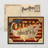 Ohio Oud Briefkaart (Voorkant / Achterkant)