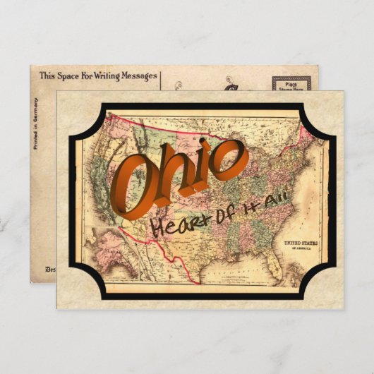  Ohio Oud Briefkaart (Voorkant / Achterkant)