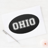 Ohio Ovale Sticker (Envelop)