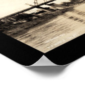 Ohio River Bridge Foto 1911 Poster (Hoek)