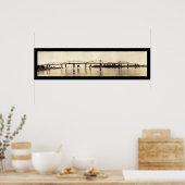 Ohio River Bridge Foto 1911 Poster (Keuken)