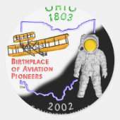 Ohio Ronde Sticker (Voorkant)