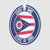 Ohio Round Emblem Ornament (voorkant)
