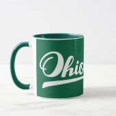 Ohio Script Green Souvenir Mok (Links)