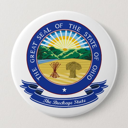 Ohio Seal Ronde Button 4,0 Cm (Voorkant)