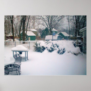 OHIO SNOW POSTER