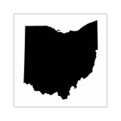 Ohio Solid Rubber Art Stamp Rubberstempel (Afrduk)