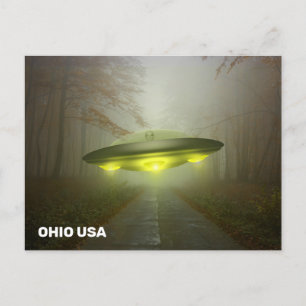 OHIO SPACESHIP UFO ART-Briefkaarten Briefkaart