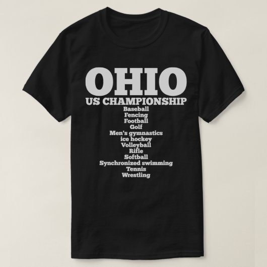 Ohio-sport T-shirt (Design voorkant)