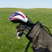Ohio staat vlag patriottisch golfheadcover (Insitu)