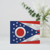 Ohio-staatsvlag Briefkaart (Staand voorkant)