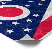 Ohio-staatsvlag Poster (Hoek)