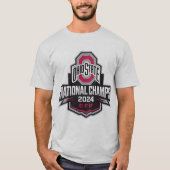 Ohio State Buckeyes 2024 Nationaal Kampioen T-shirt (Voorkant)