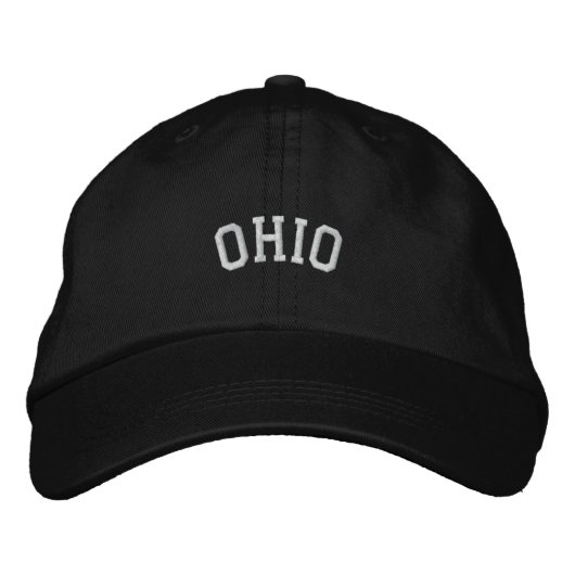 Ohio State Embroized Geborduurde Pet (Voorkant)