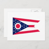 Ohio State Flag Design Decor Briefkaart (Voorkant / Achterkant)