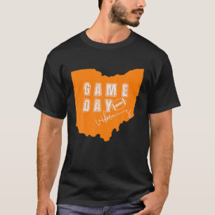 Ohio State Game Day Vibes Retro  Football T-shirt