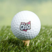 Ohio State graffiti Golf golfbal Golfballen (Insitu Shirt)