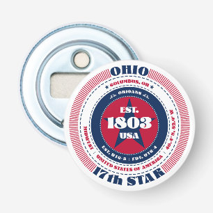 Ohio State Information Circle Button Flesopener