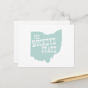 Ohio State Motto Slogan Briefkaart