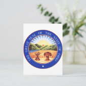 Ohio State Seal Briefkaart (Staand voorkant)