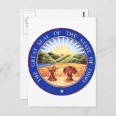 Ohio State Seal Briefkaart (Voorkant / Achterkant)