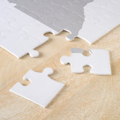 Ohio State Shape met Heart Legpuzzel (Zijkant)