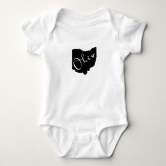 Ohio State Shape Outline - Ohio Kaart Outline Romper