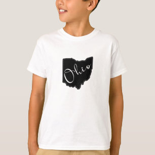 Ohio State Shape Outline - Ohio Kaart Outline T-shirt
